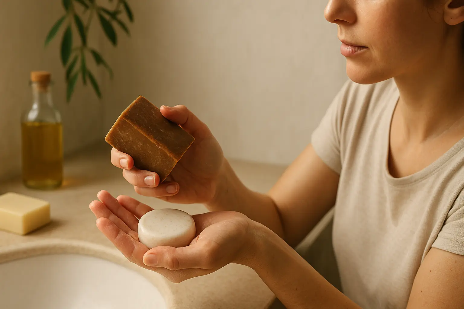 Passendes Inline-Motiv zum Abschnitt feste Shampoos nachhaltig in der Praxis