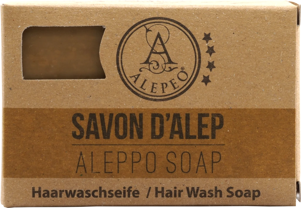 ALEPEO Aleppo Olivenölseife Haarwaschseife 7 Kostbarkeiten