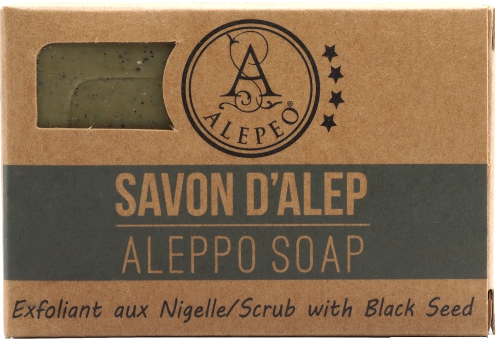 ALEPEO Aleppo Olivenölseife mit Schwarzkümmel