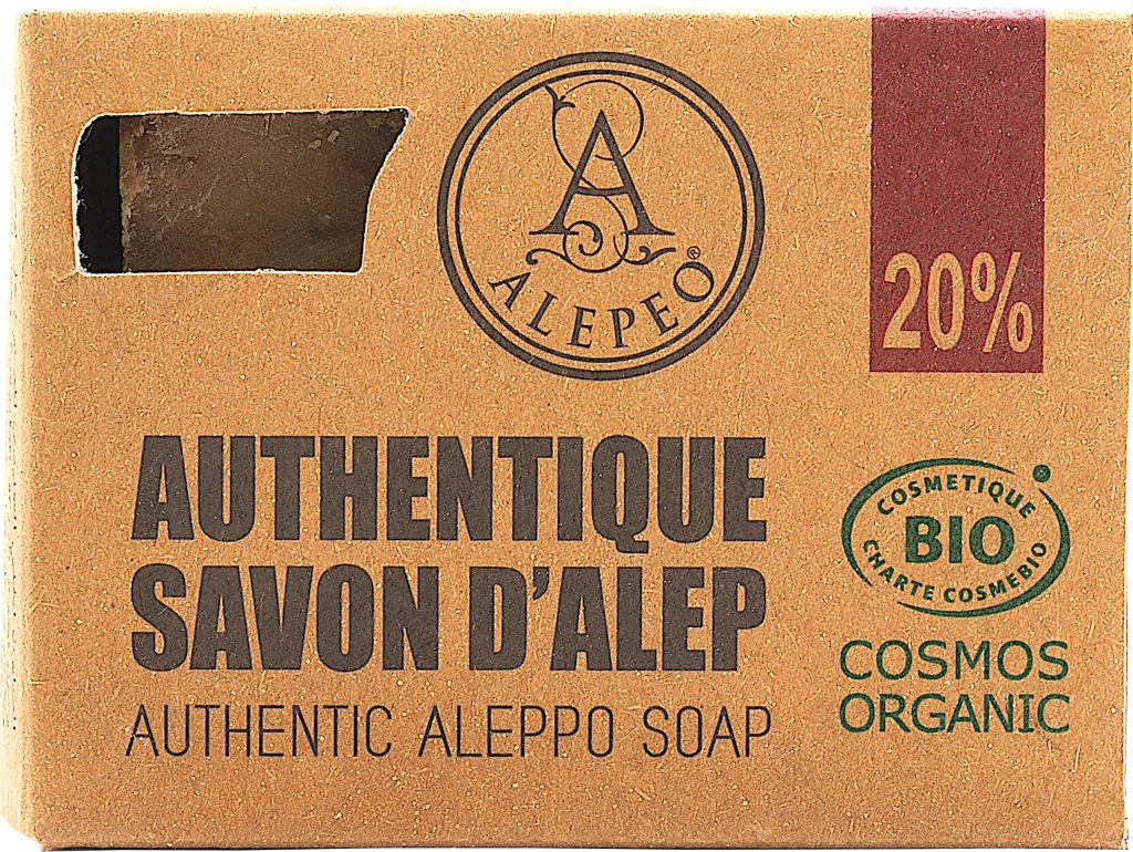 ALEPEO Aleppo Olivenölseife mit 20% Lorbeeröl