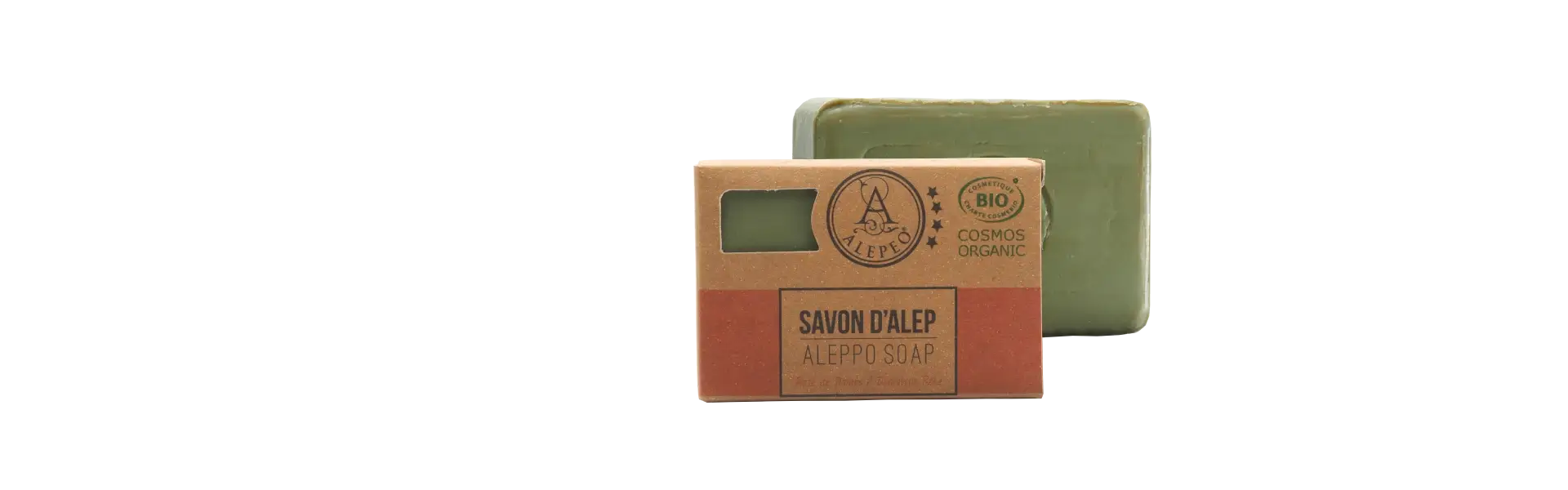 ALEPEO Aleppo Soap with Olive Oil and Rose Fragrance