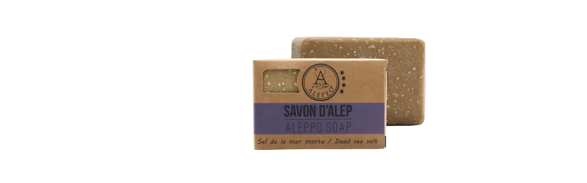 ALEPEO Aleppo olive oil soap with dead sea salt