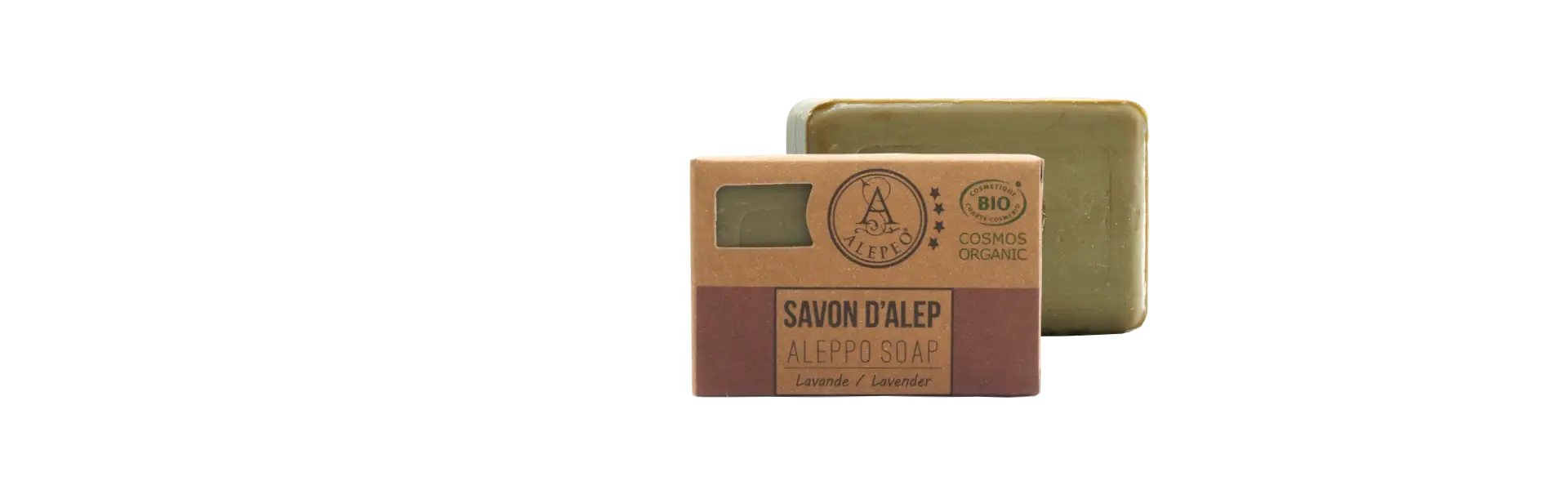 ALEPEO Aleppo olive oil soap with lavender scent